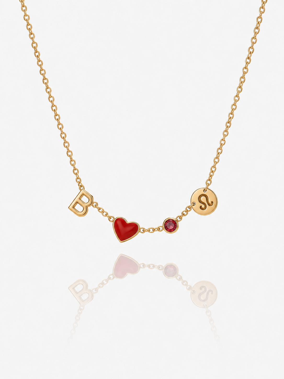 Laine | Collana con Iniziali e Cuore