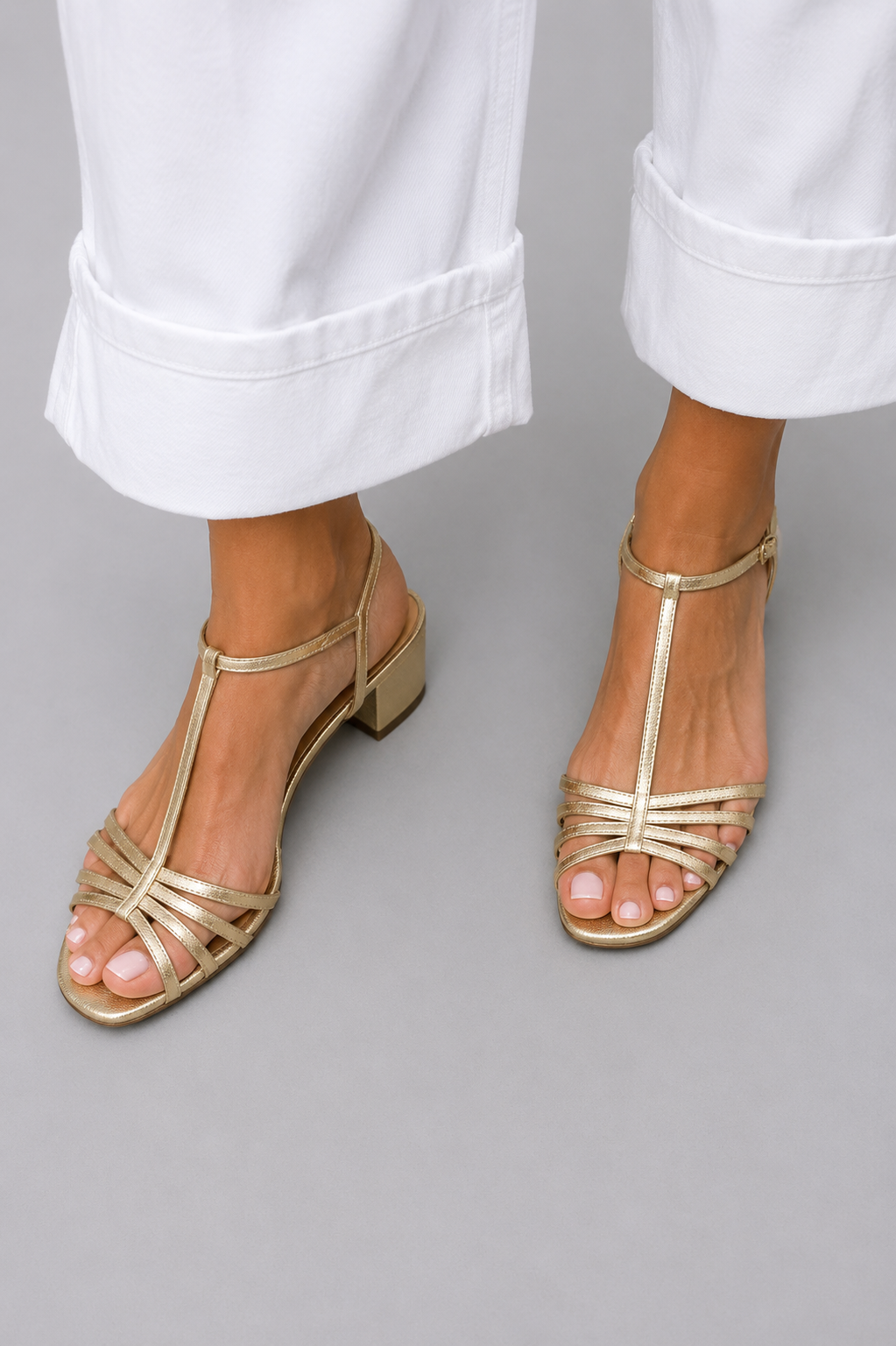 Erica | Sandali Eleganti con Tacco Basso