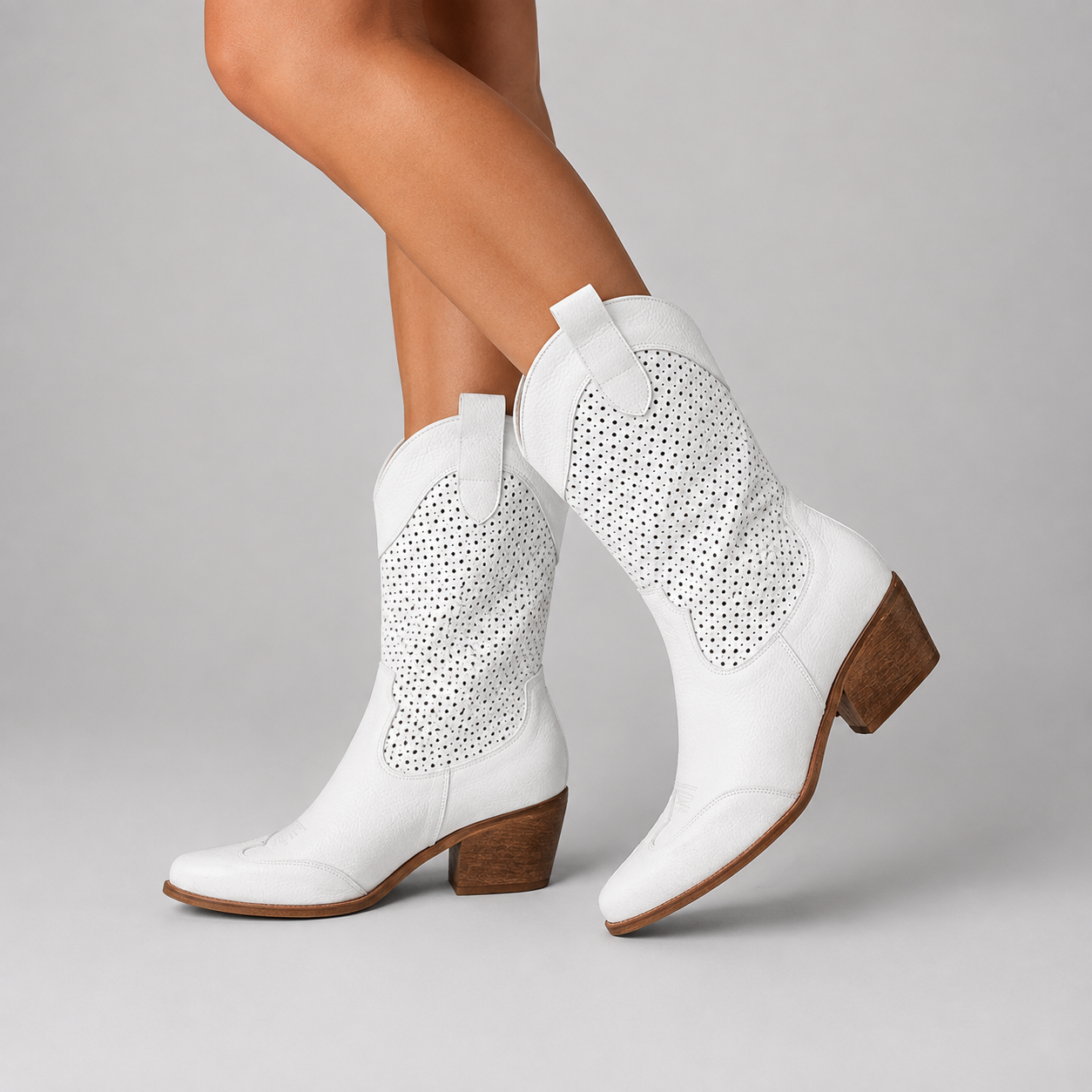 Megan | Stivali Western Traforati