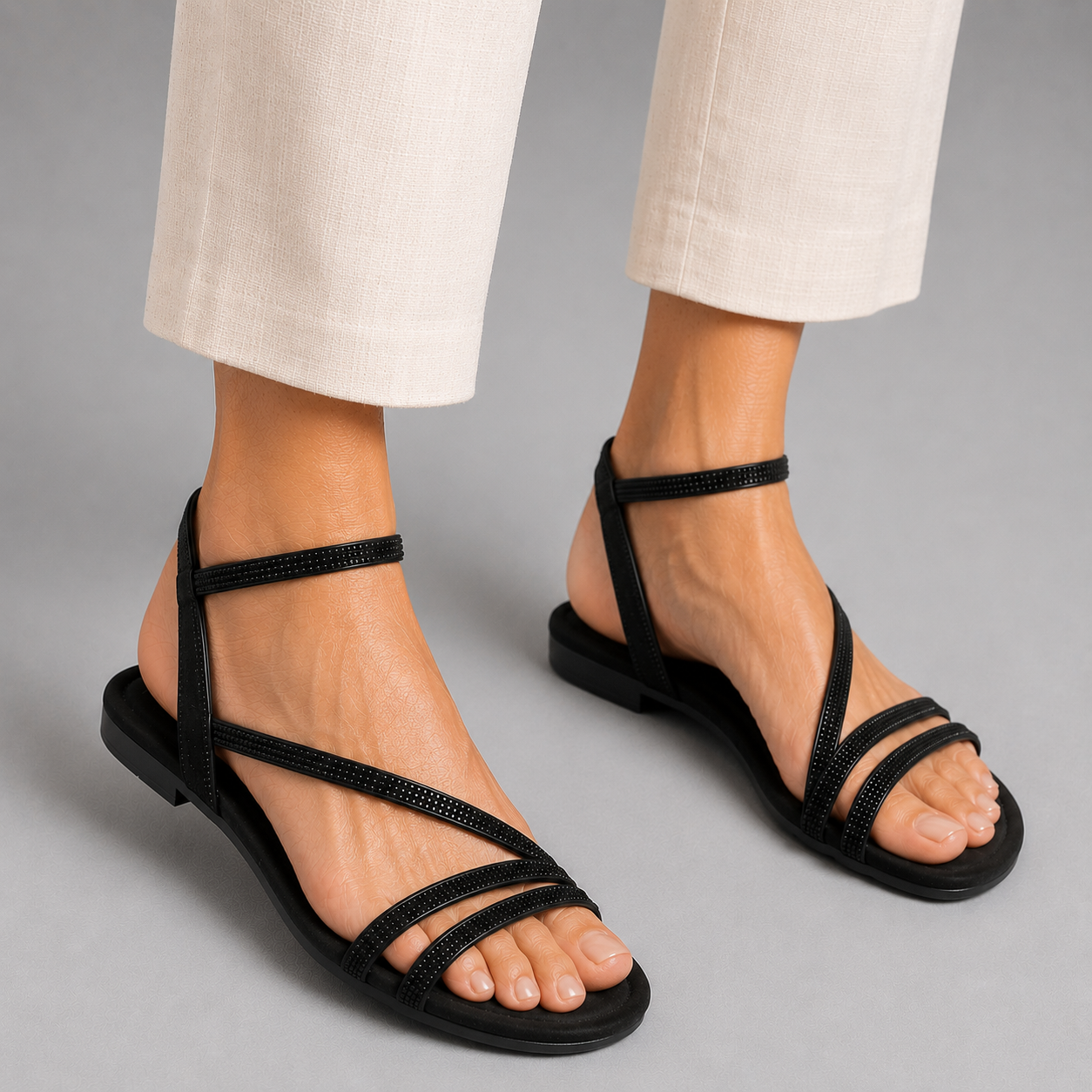 Matilde | Sandali Bassi con Strass