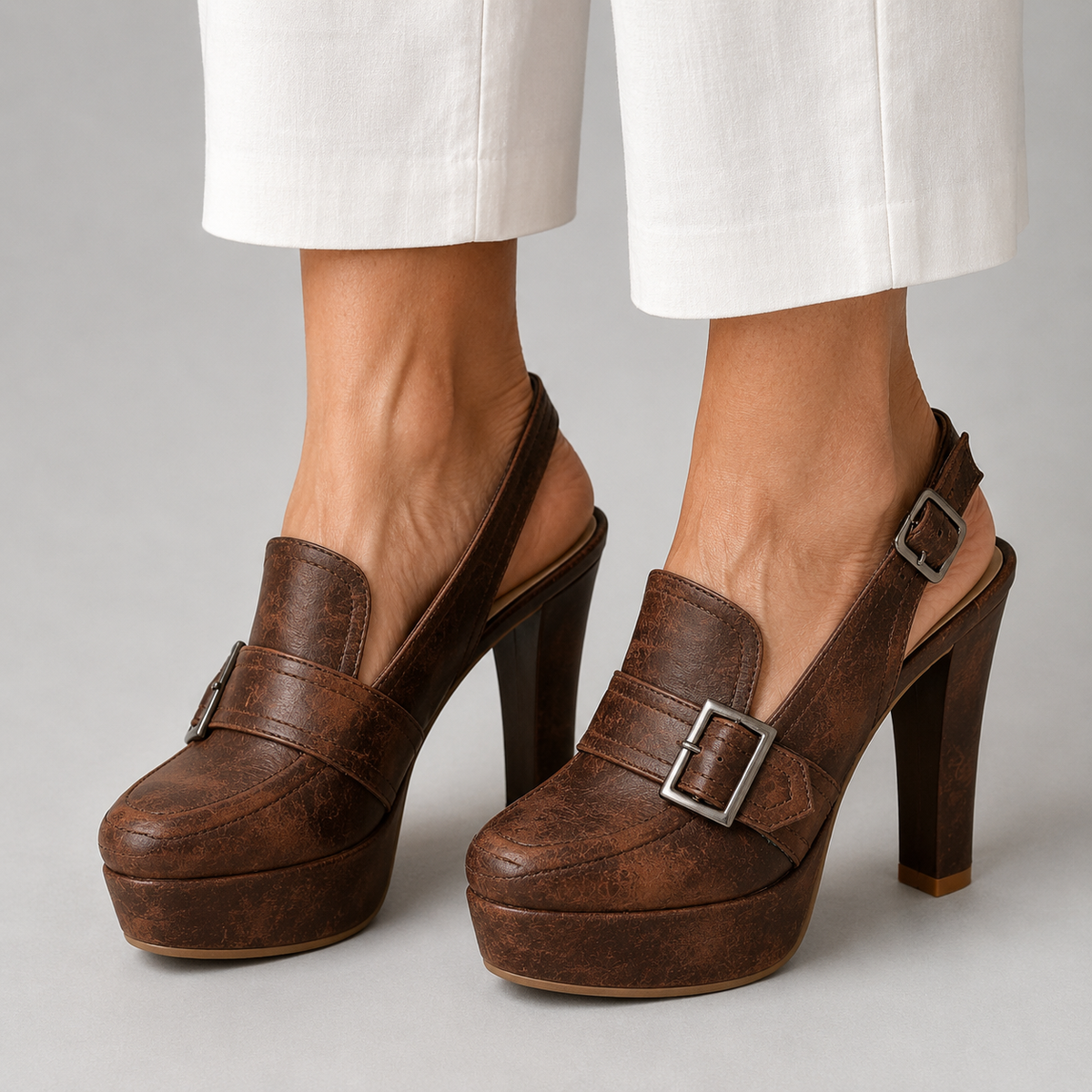 Vanda | Décolleté Slingback con Platform