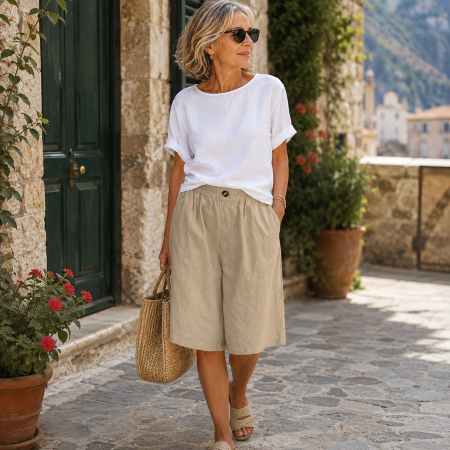 Taylor | Bermuda Casual a Vita Elasticizzata