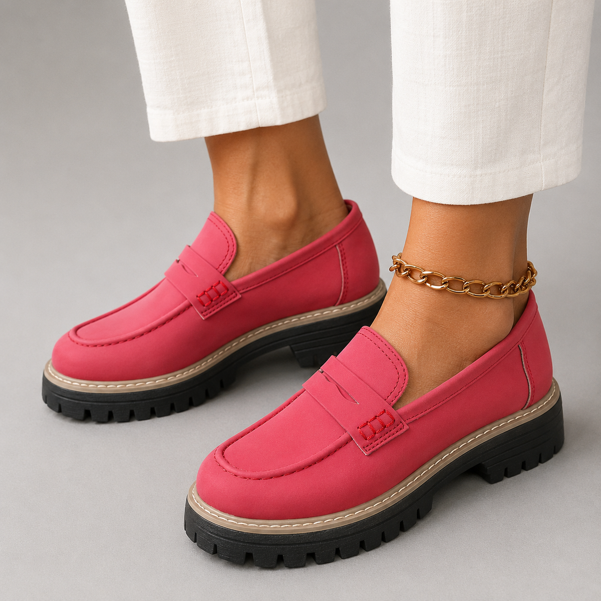 Alona | Mocassini Casual con Platform