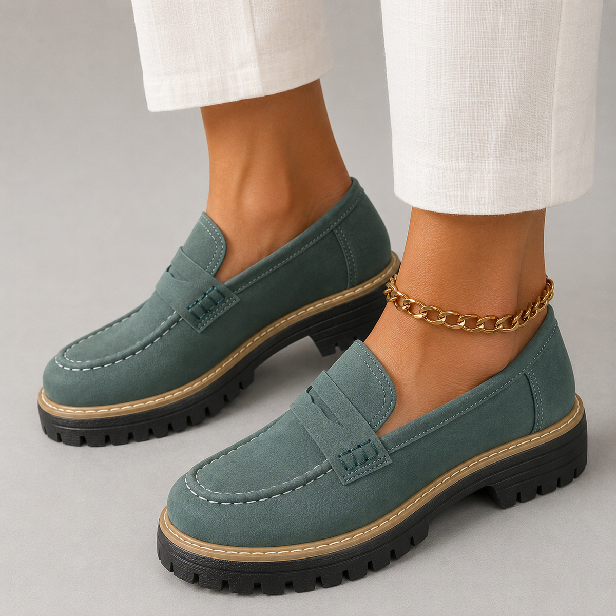 Alona | Mocassini Casual con Platform