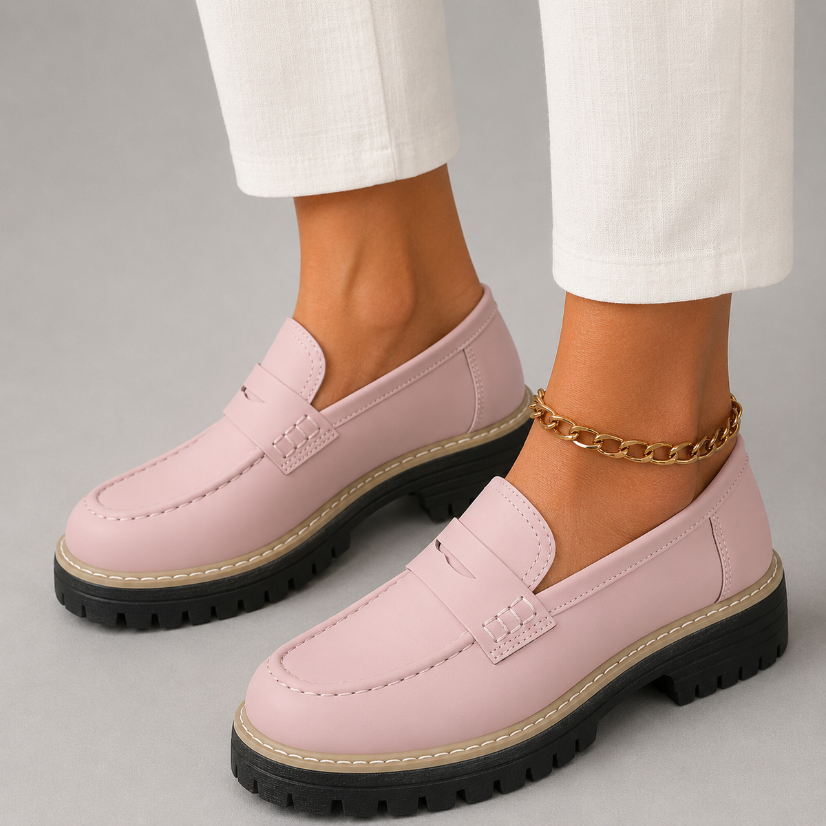 Alona | Mocassini Casual con Platform