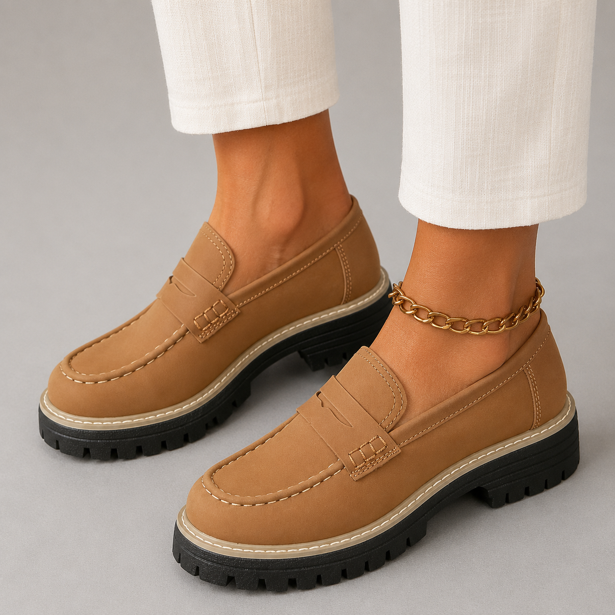 Alona | Mocassini Casual con Platform