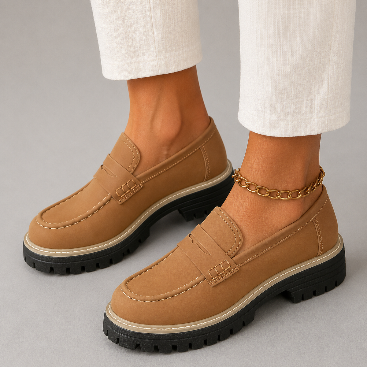 Alona | Mocassini Casual con Platform