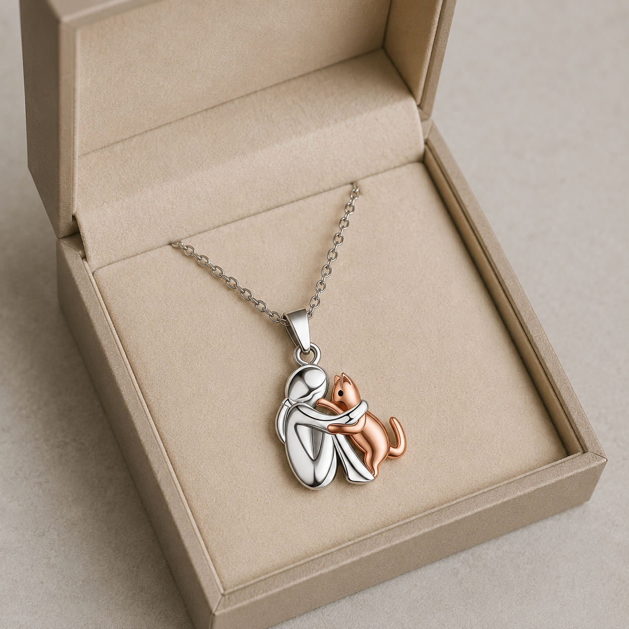 Kitty | Collana Ragazza e Gatto