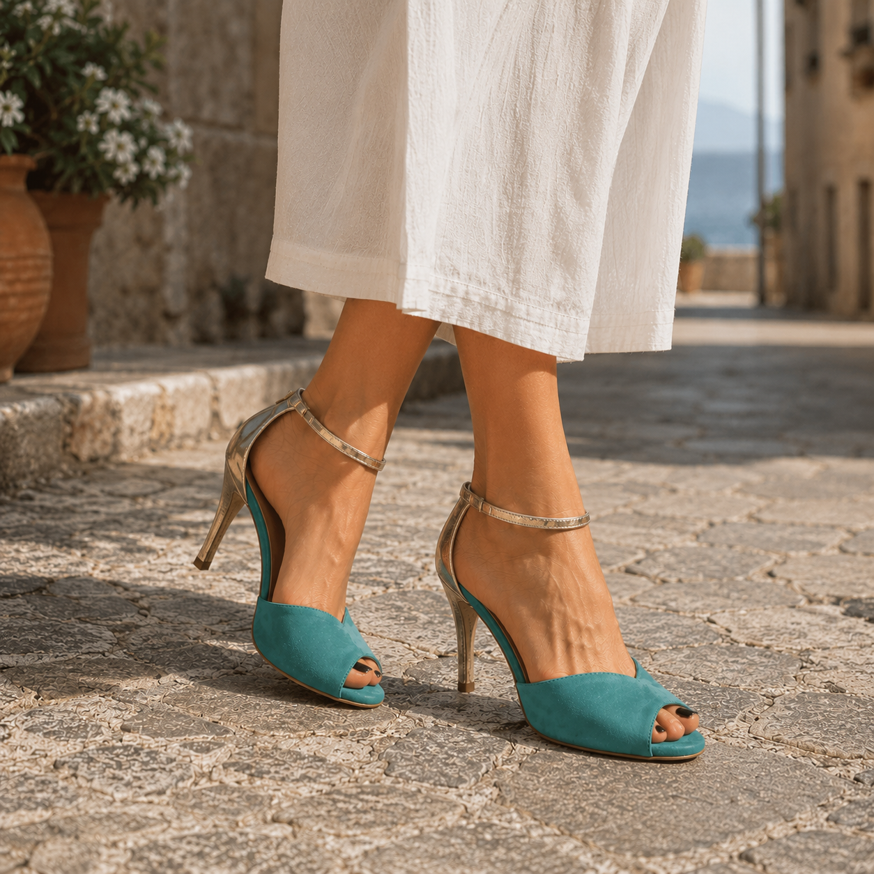 Caterina | Sandali con Tacco Eleganza Raffinata