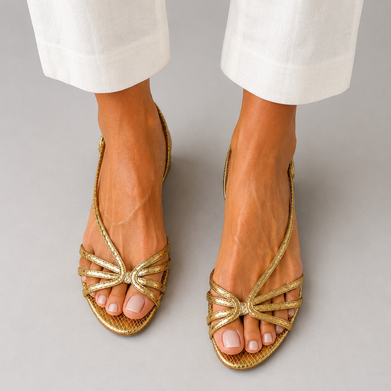 Lidia | Sandali con Fasce Decorative