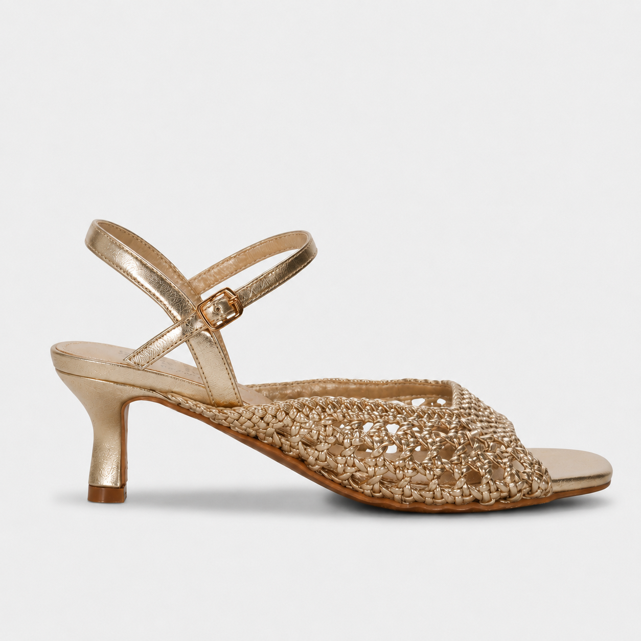 Ornella | Sandali Slingback Traforati con Tacco