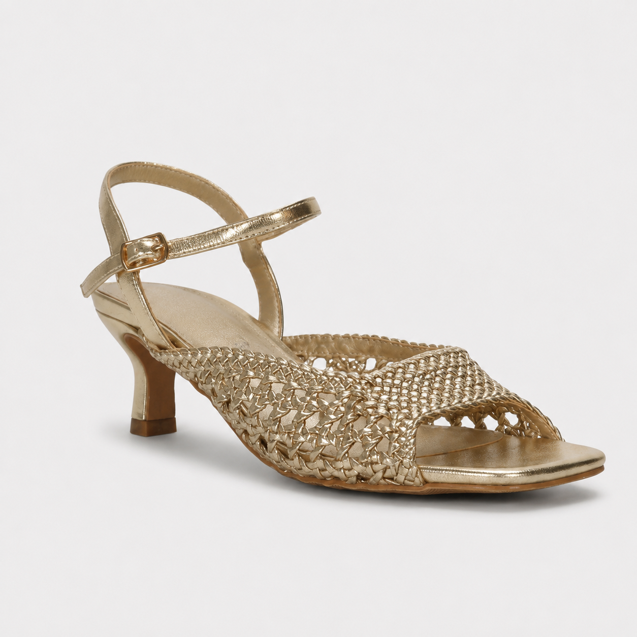 Ornella | Sandali Slingback Traforati con Tacco