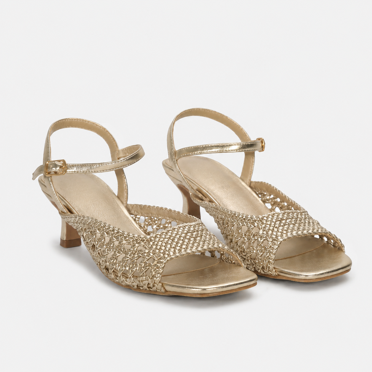 Ornella | Sandali Slingback Traforati con Tacco