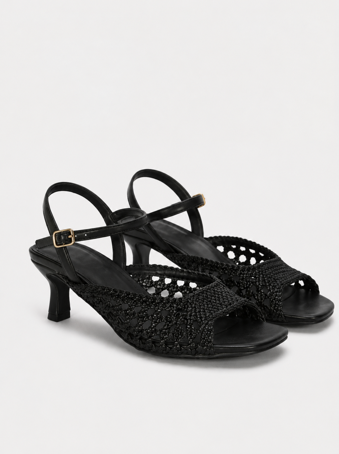 Ornella | Sandali Slingback Traforati con Tacco