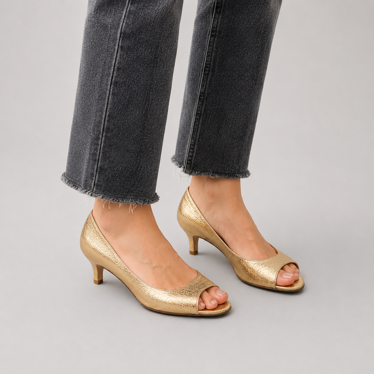 Ludovica | Décolleté Peep Toe Eleganza Raffinata