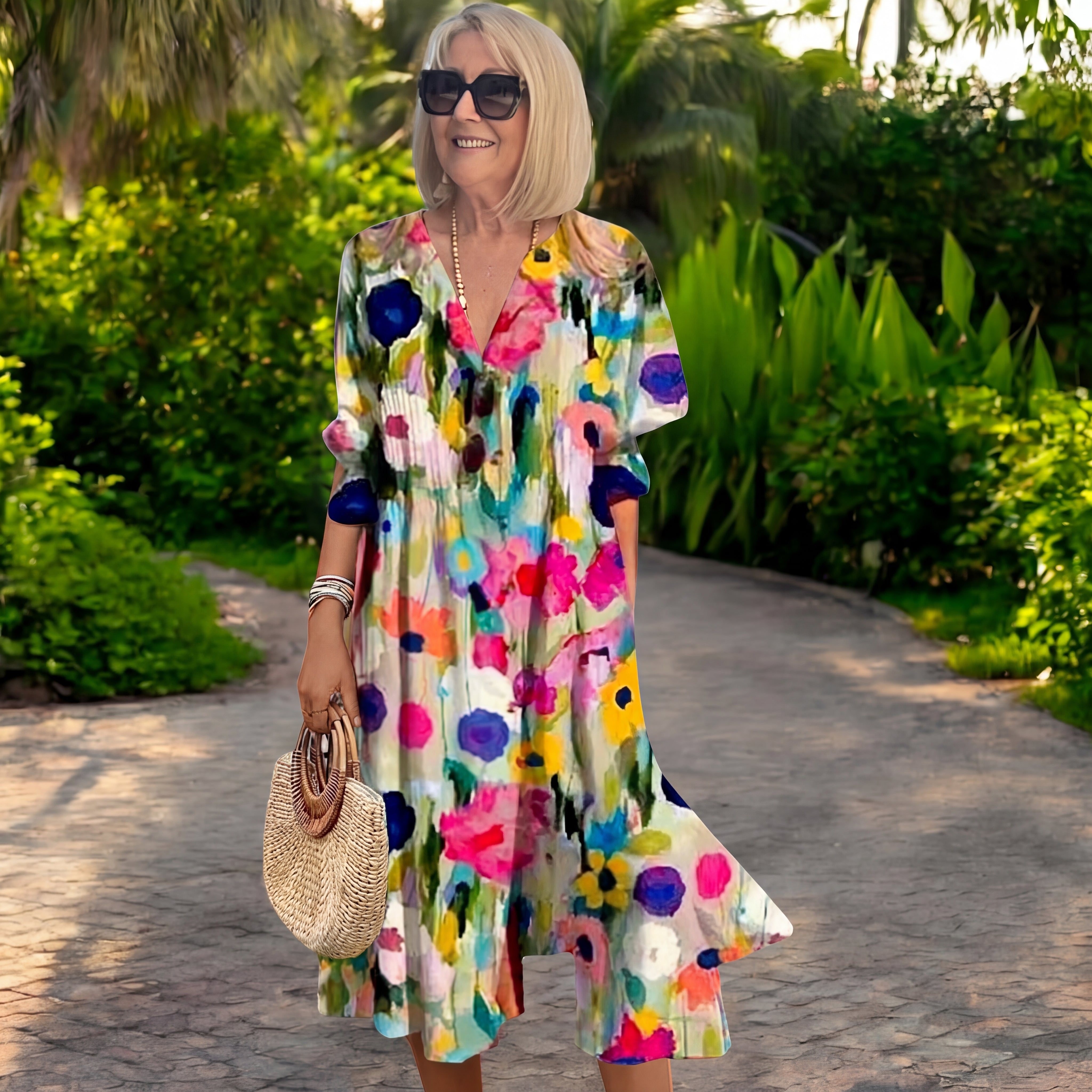 Celeste | Abito Floreale Boho