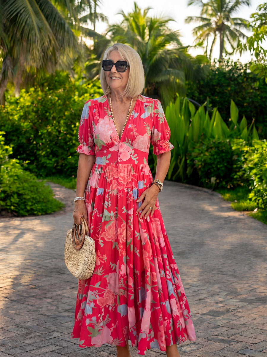 Candida | Abito Floreale Elegante