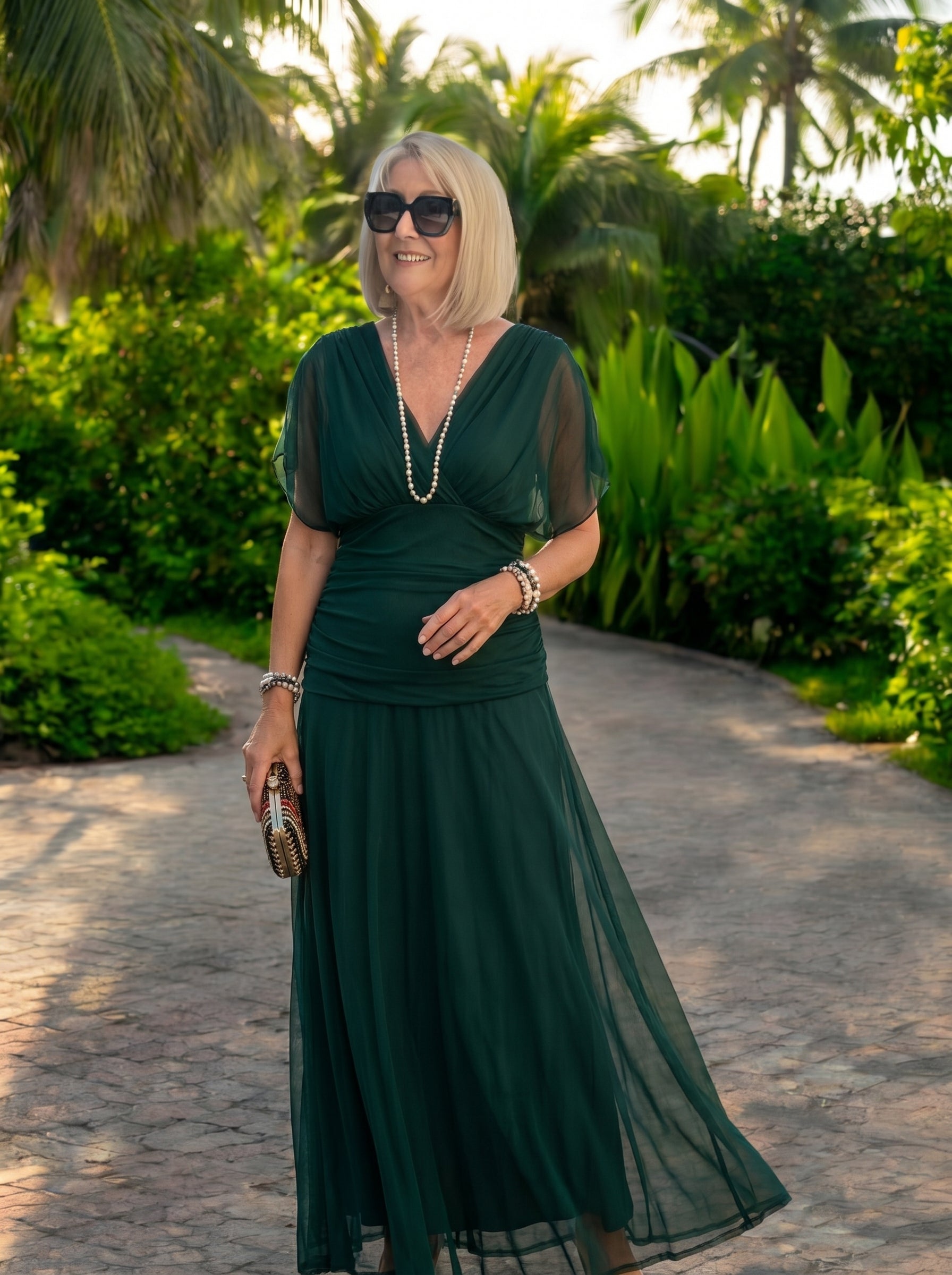 Carmelina | Abito Elegante con Scollo a V
