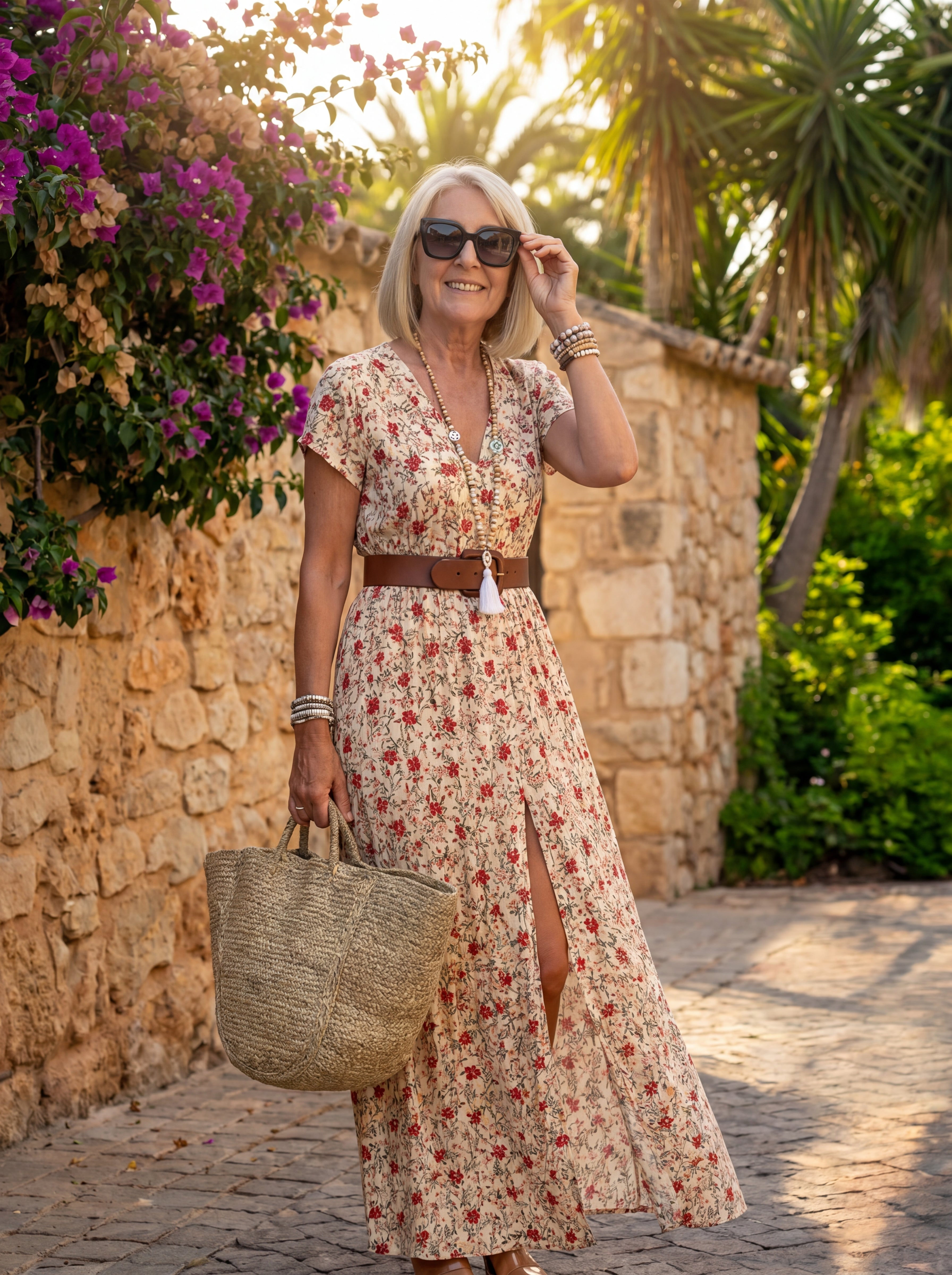 Virginia | Abito Maxi Boho Eleganza Naturale