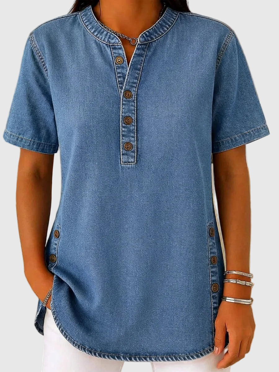 Angelica | Blusa Denim Casual