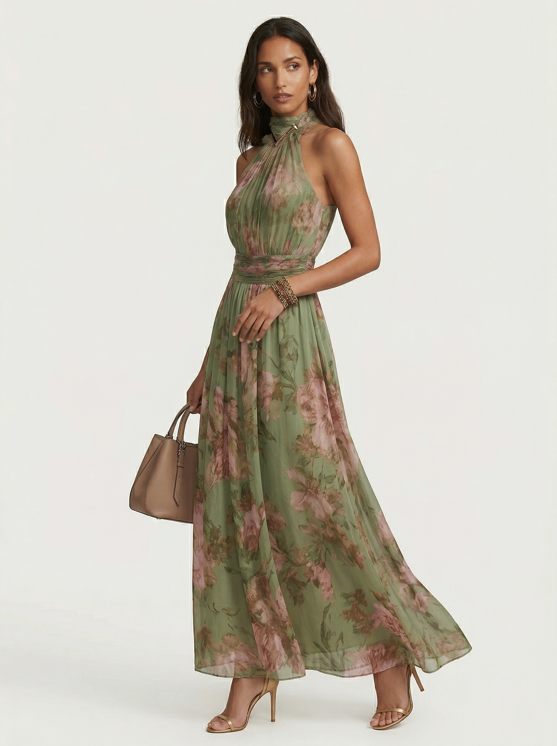 Aurora | Abito Halter Floreale