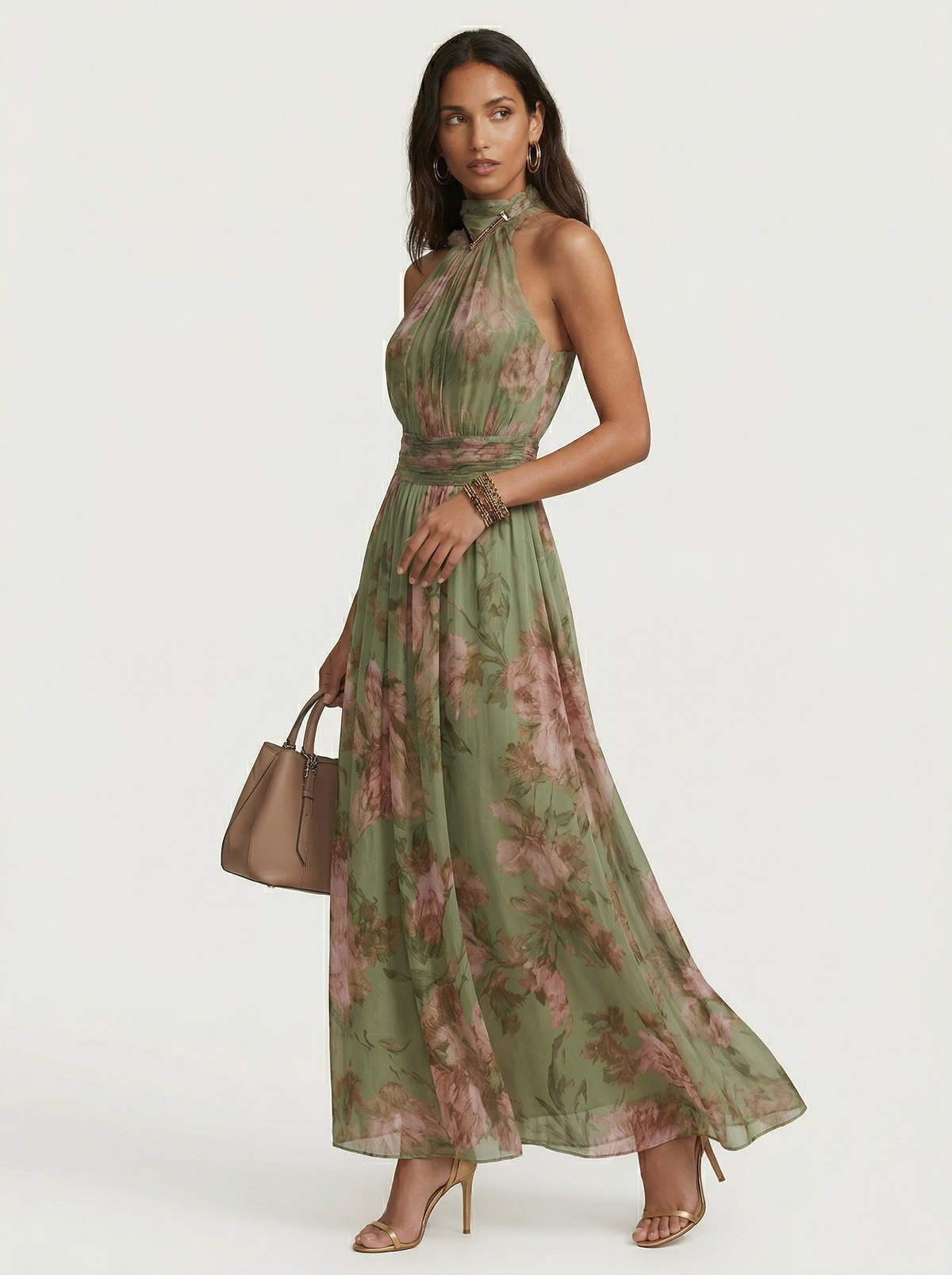 Aurora | Abito Halter Floreale