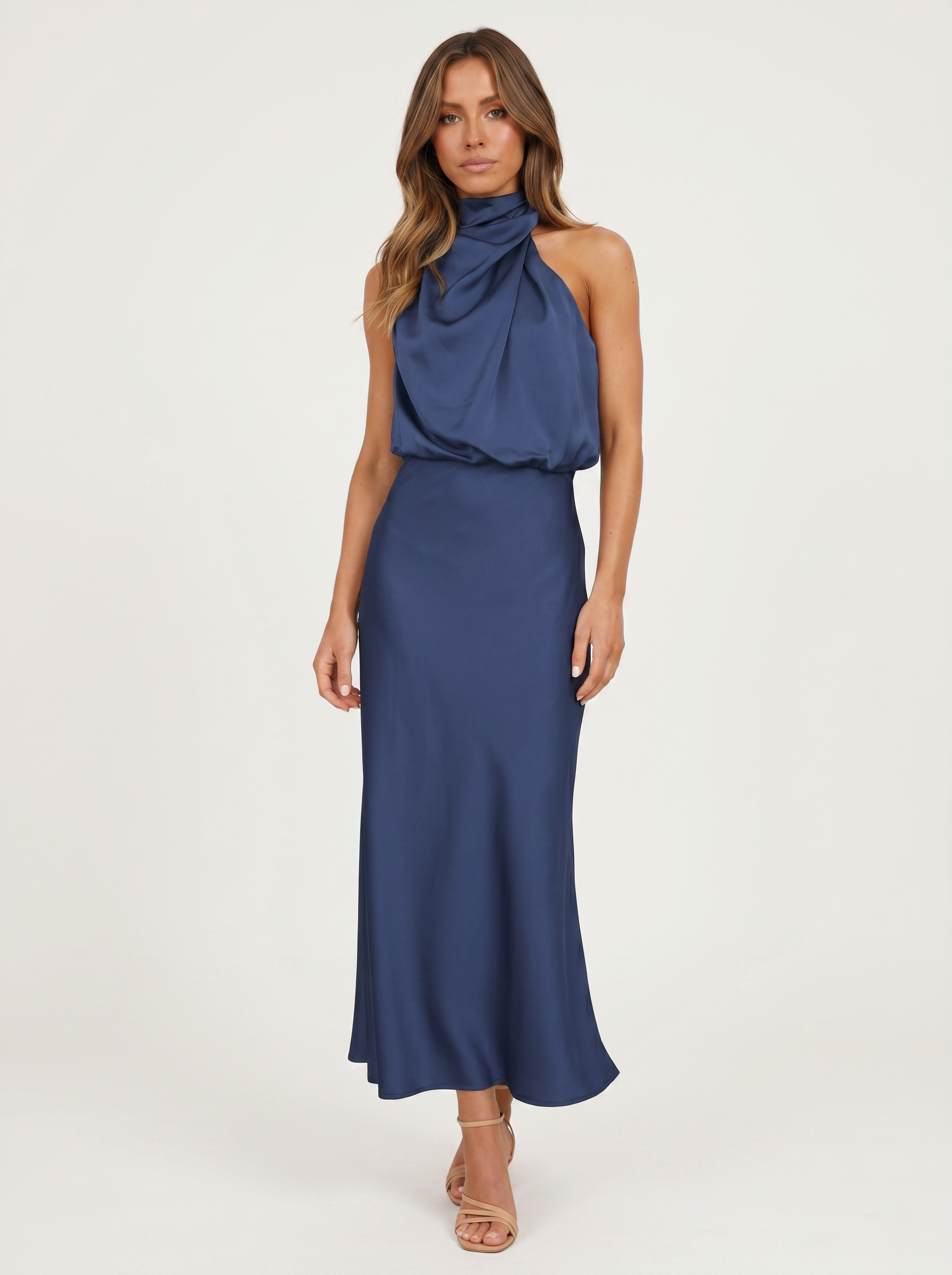 Sabrina | Abito Halter Eleganza Raffinata