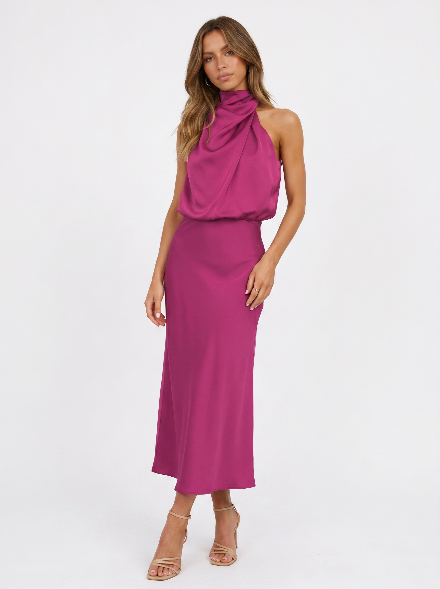 Sabrina | Abito Halter Eleganza Raffinata