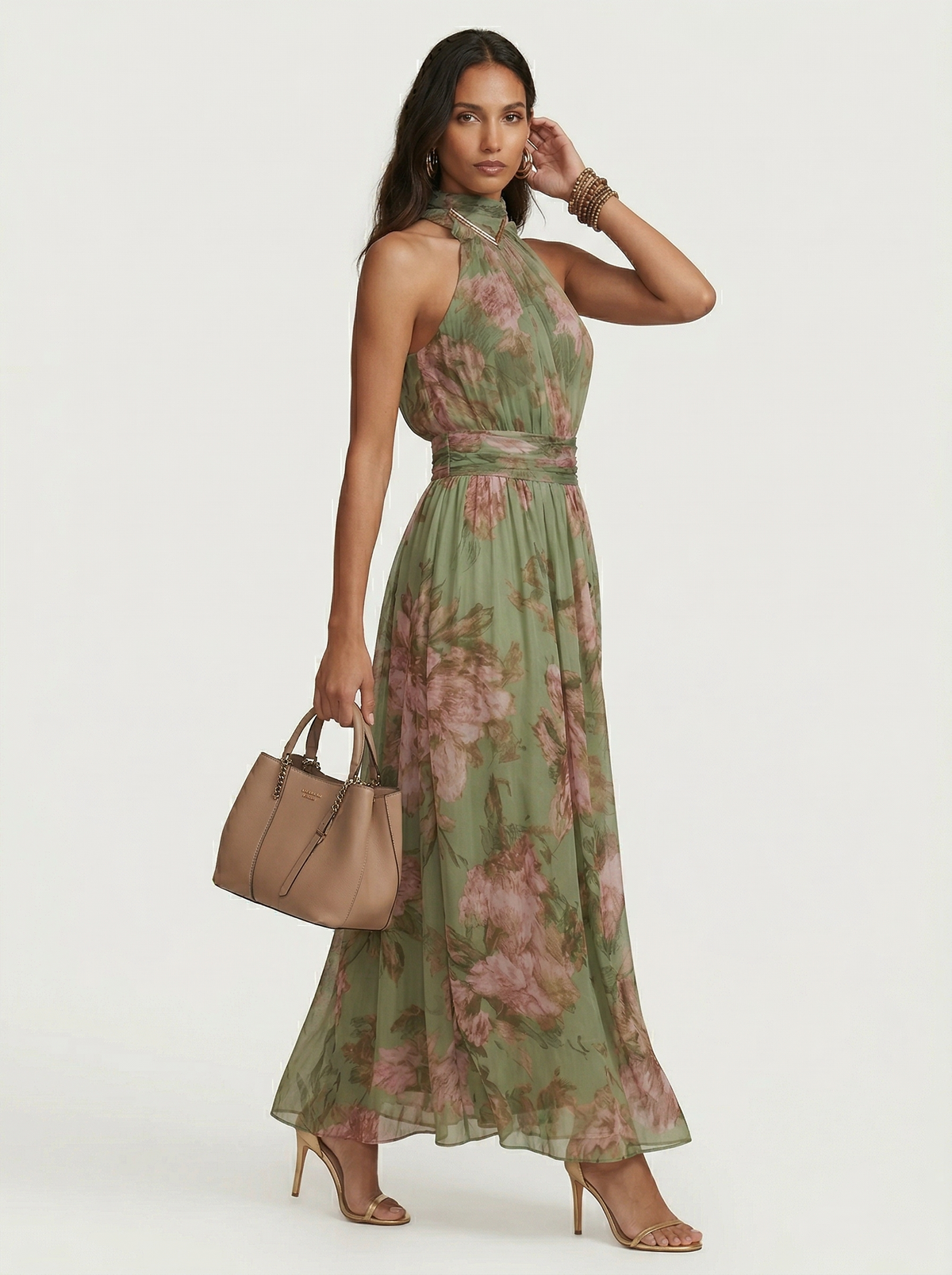 Aurora | Abito Halter Floreale