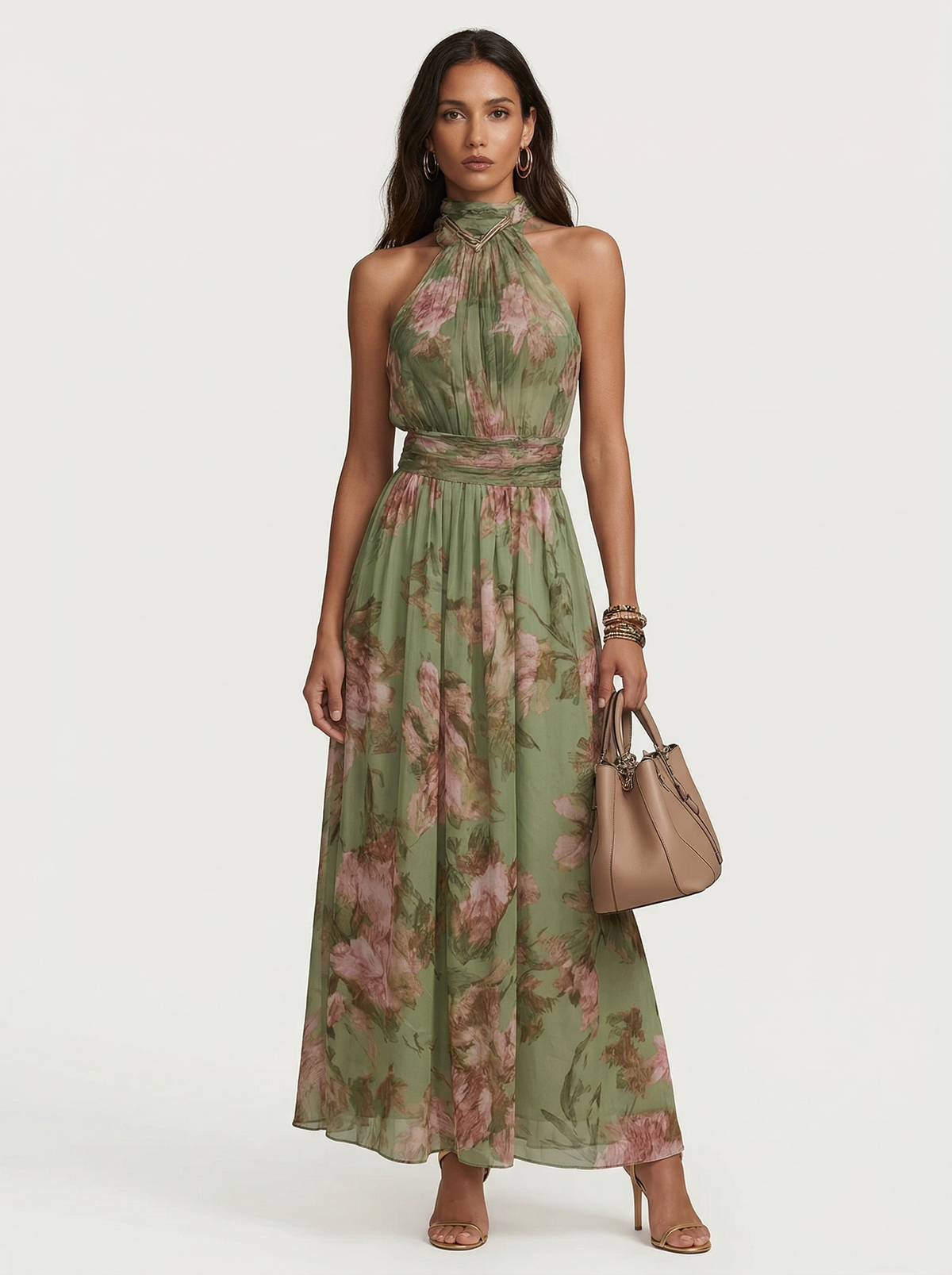 Aurora | Abito Halter Floreale