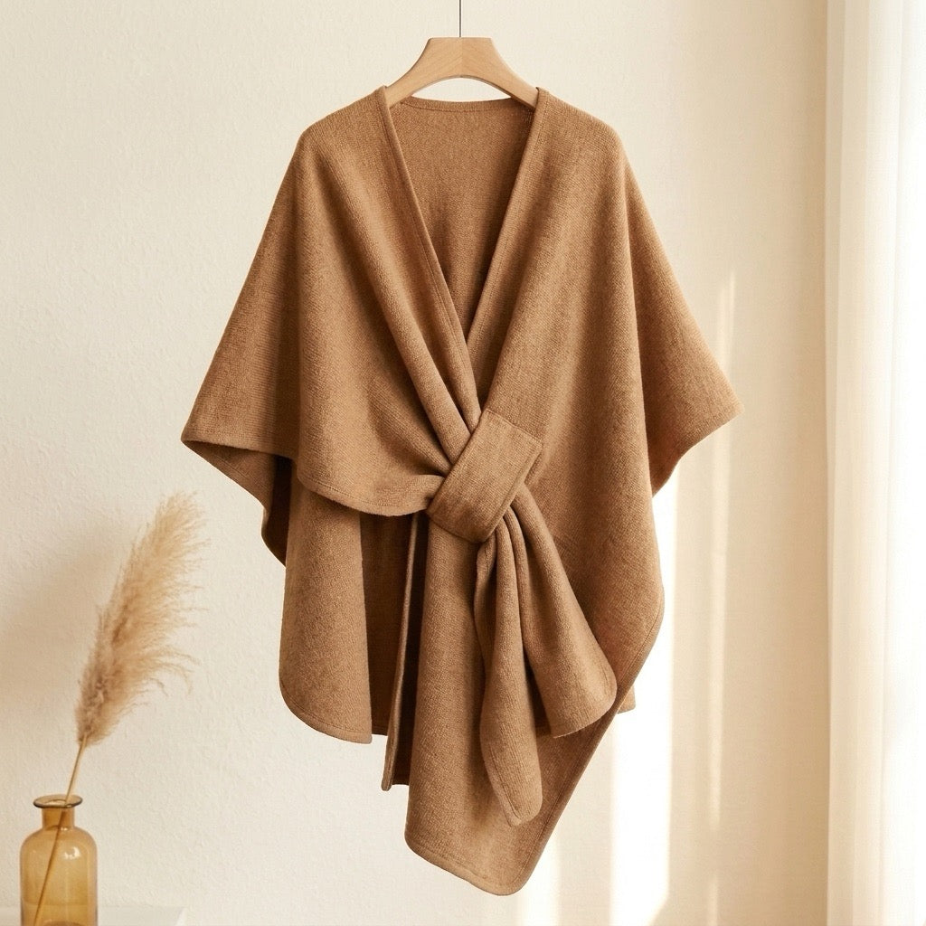 Akari | Poncho con Passante Frontale