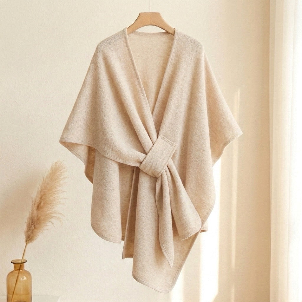 Akari | Poncho con Passante Frontale