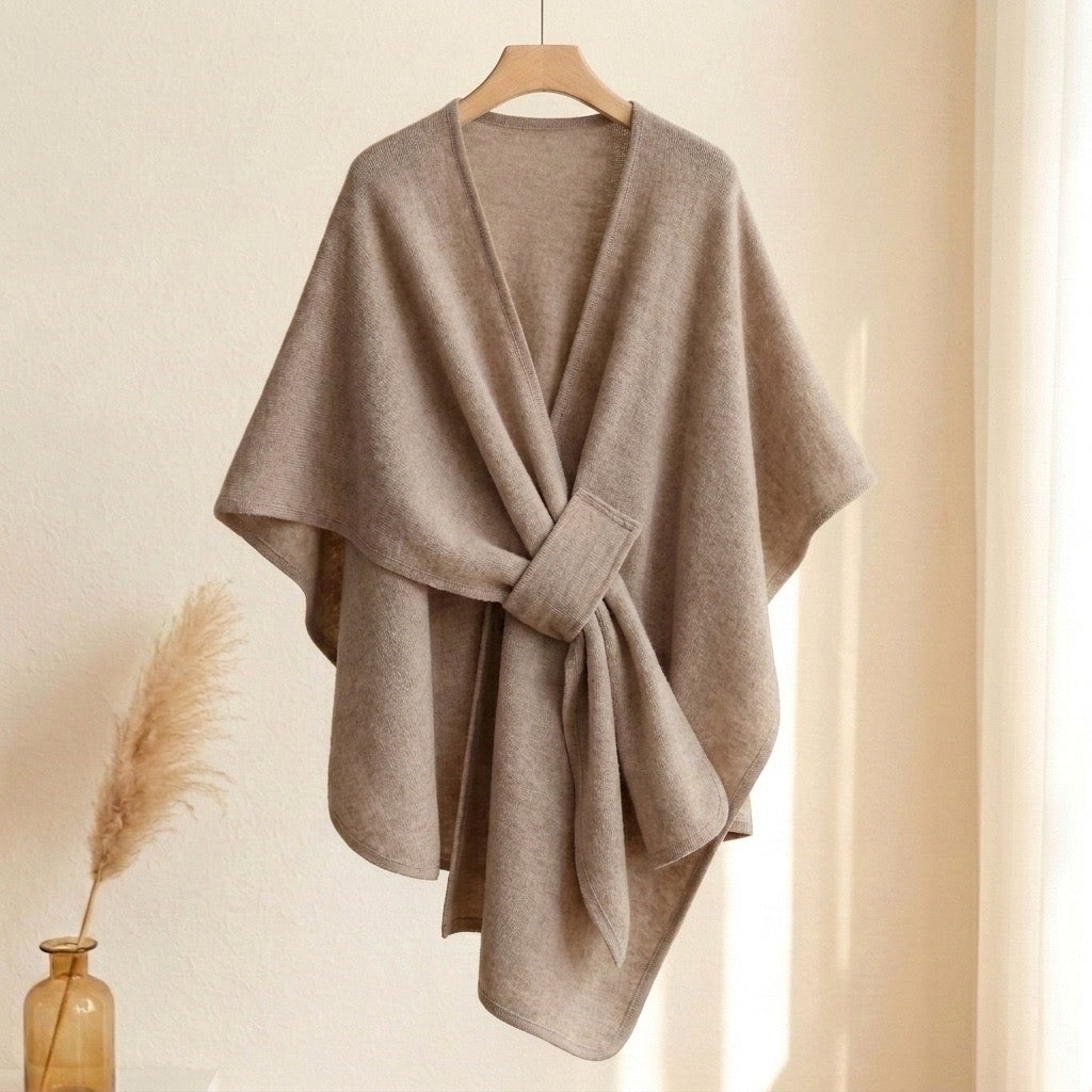 Akari | Poncho con Passante Frontale