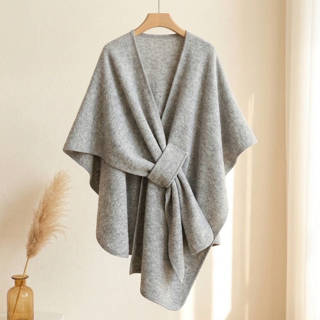 Akari | Poncho con Passante Frontale