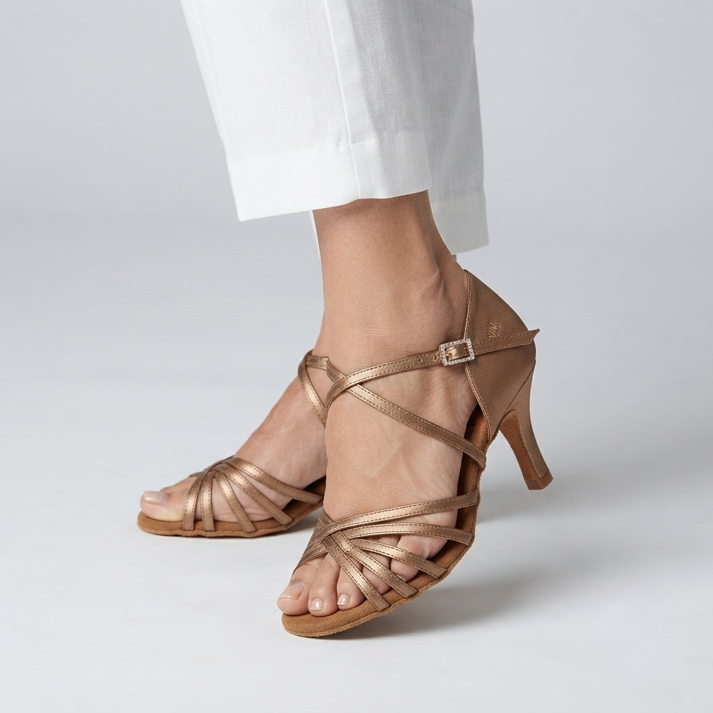 Nunzia | Sandali da Ballo Eleganti con Tacco