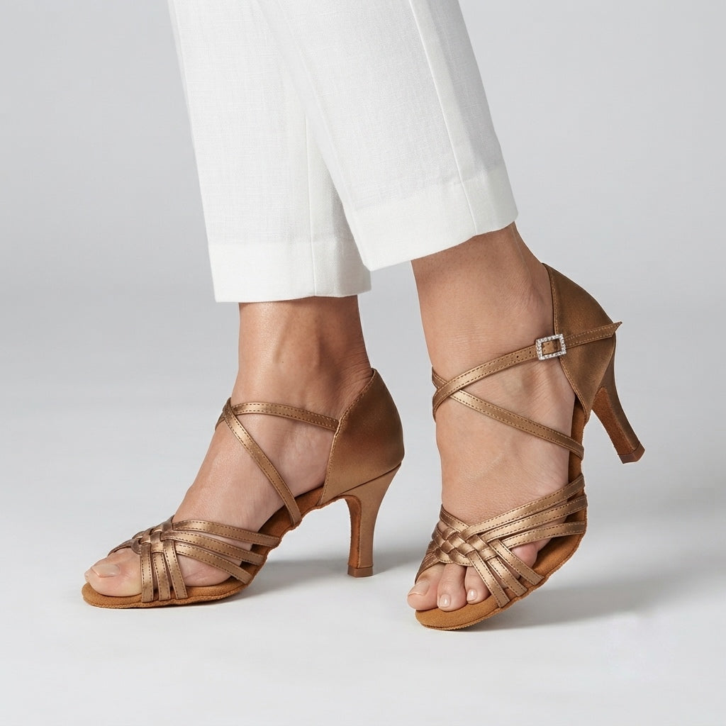 Nunzia | Sandali da Ballo Eleganti con Tacco