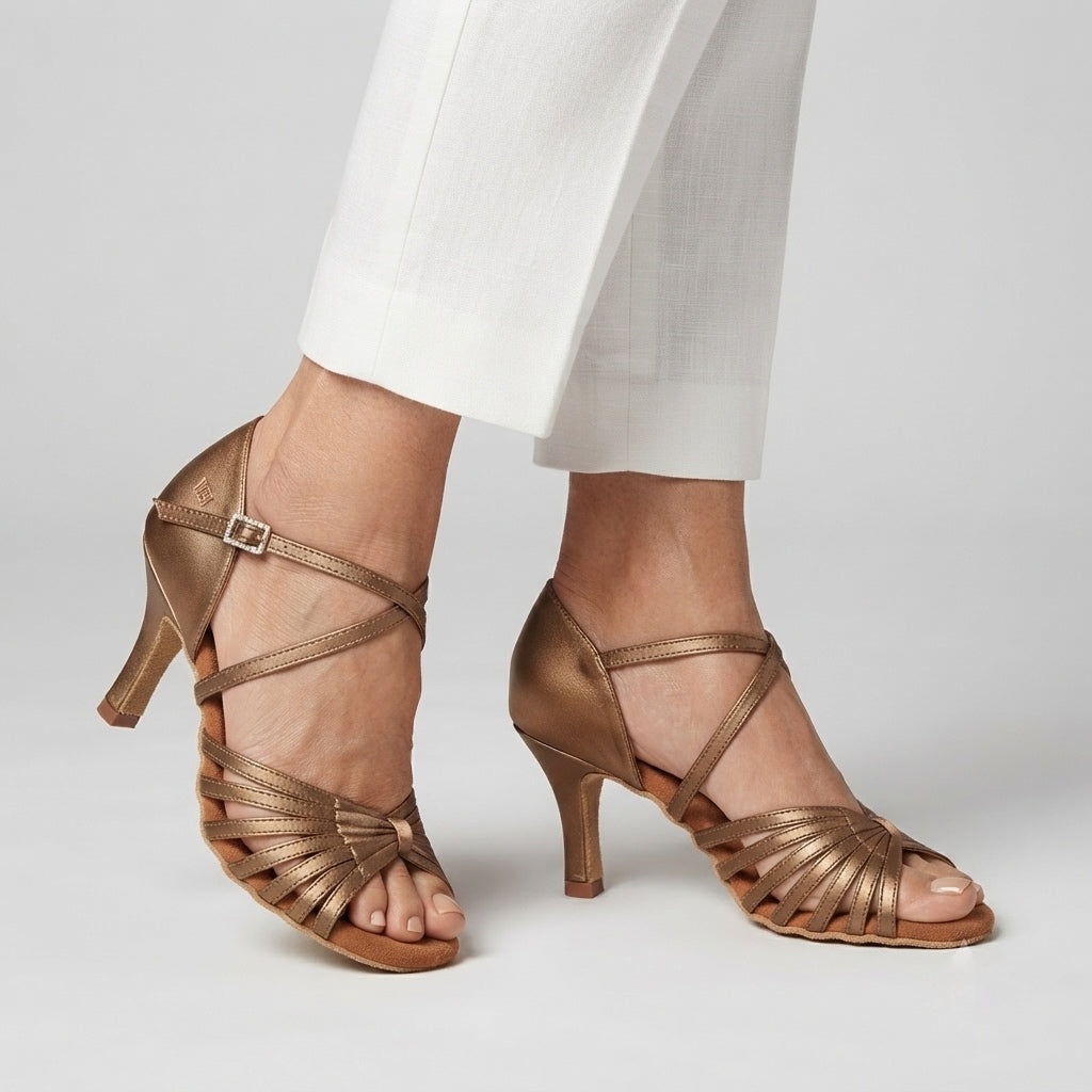 Nunzia | Sandali da Ballo Eleganti con Tacco