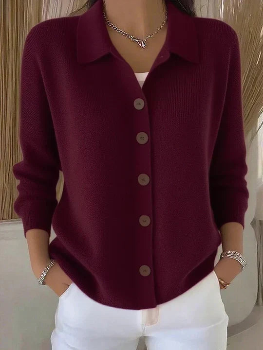 Gelsomina | Cardigan Morbido con Bottoni