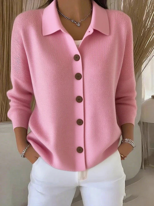 Gelsomina | Cardigan Morbido con Bottoni