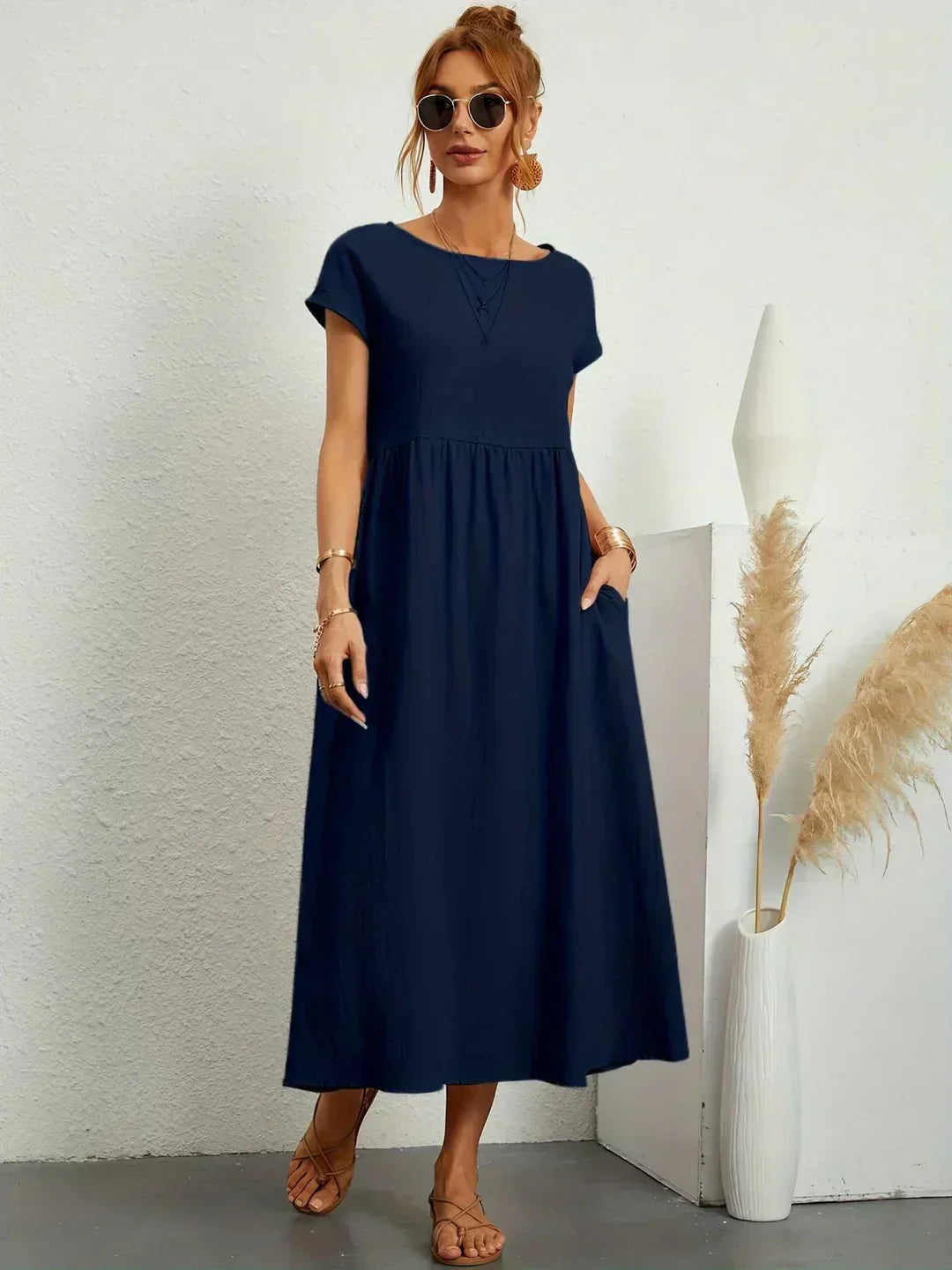 Gabrielle | Abito Midi Elegante e Fluido