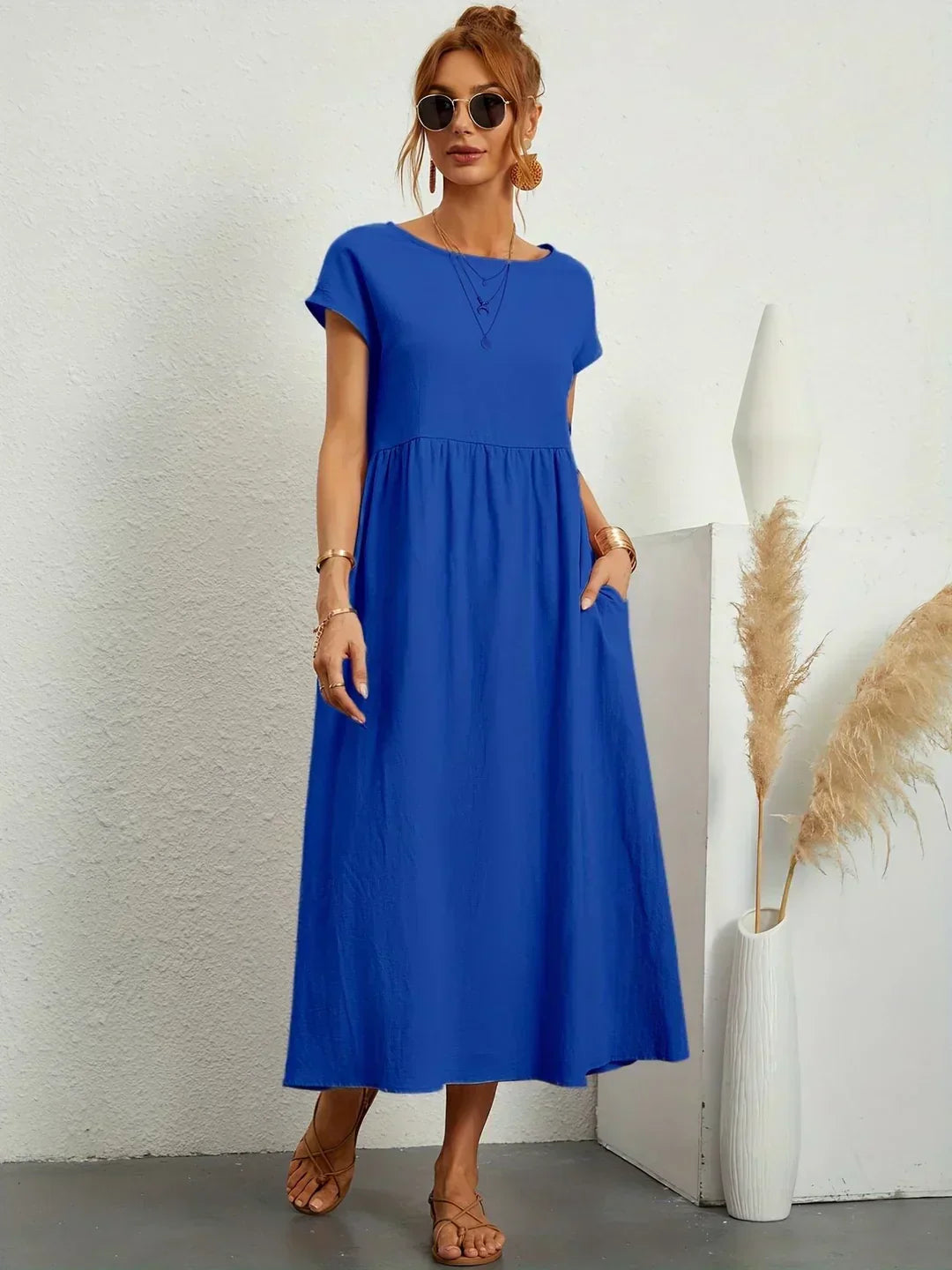 Gabrielle | Abito Midi Elegante e Fluido