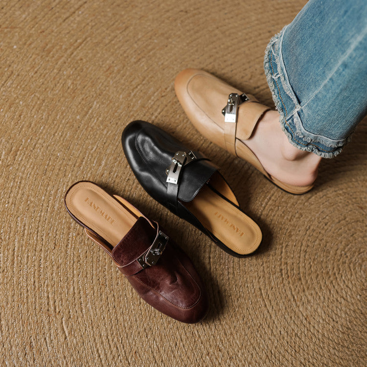 Mariagrazia | Mules Mocassino con Fibbia