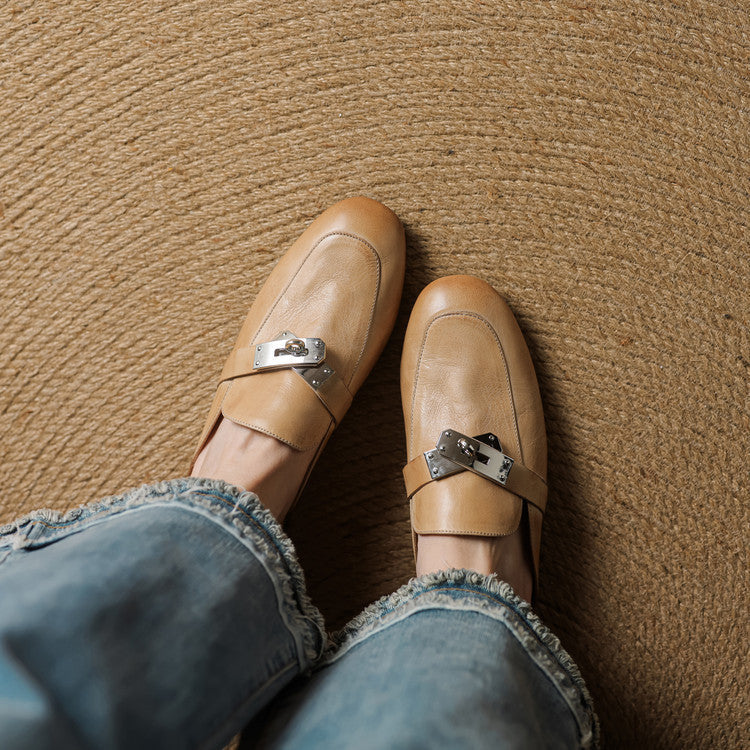 Mariagrazia | Mules Mocassino con Fibbia