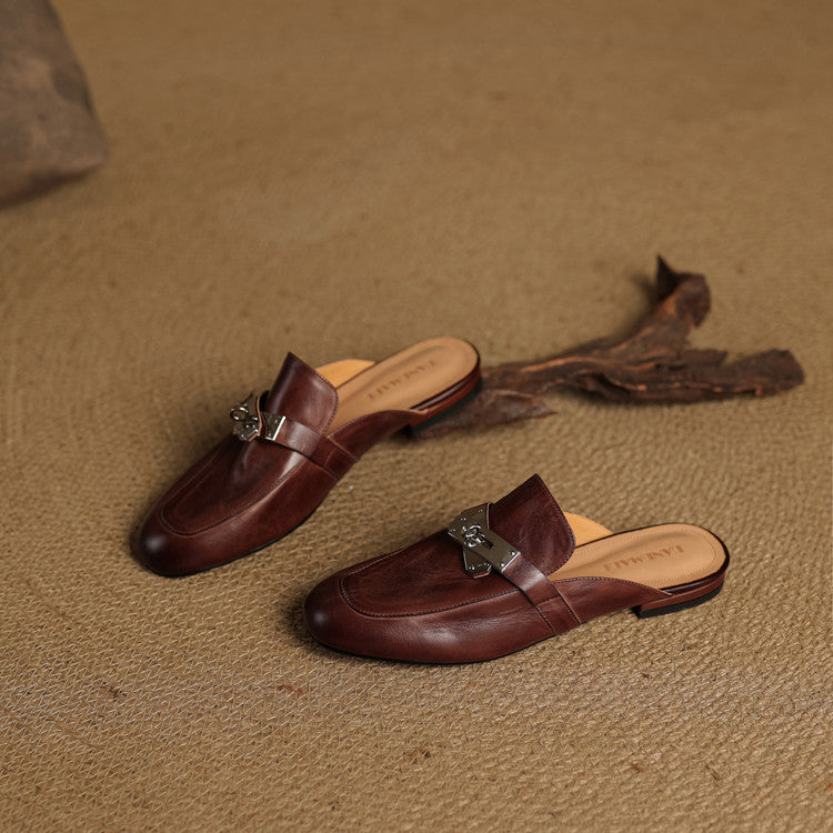 Mariagrazia | Mules Mocassino con Fibbia