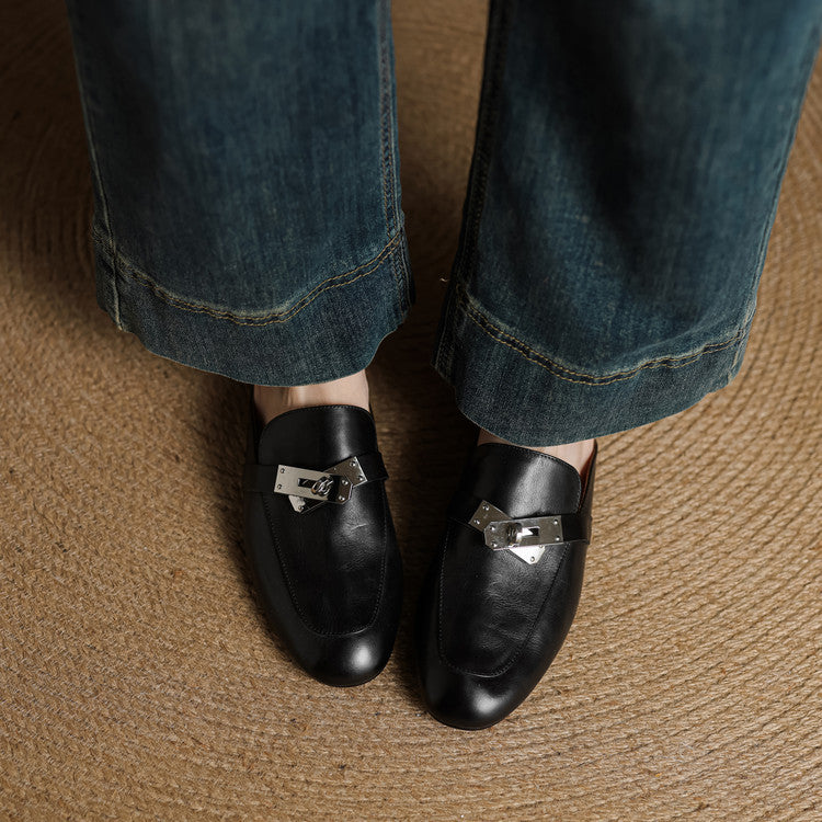 Mariagrazia | Mules Mocassino con Fibbia