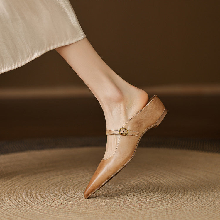 Luna | Mules Mary Jane a Punta