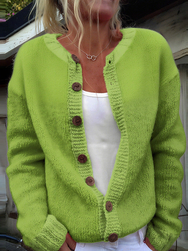 Yolanda | Cardigan Classico con Bottoni