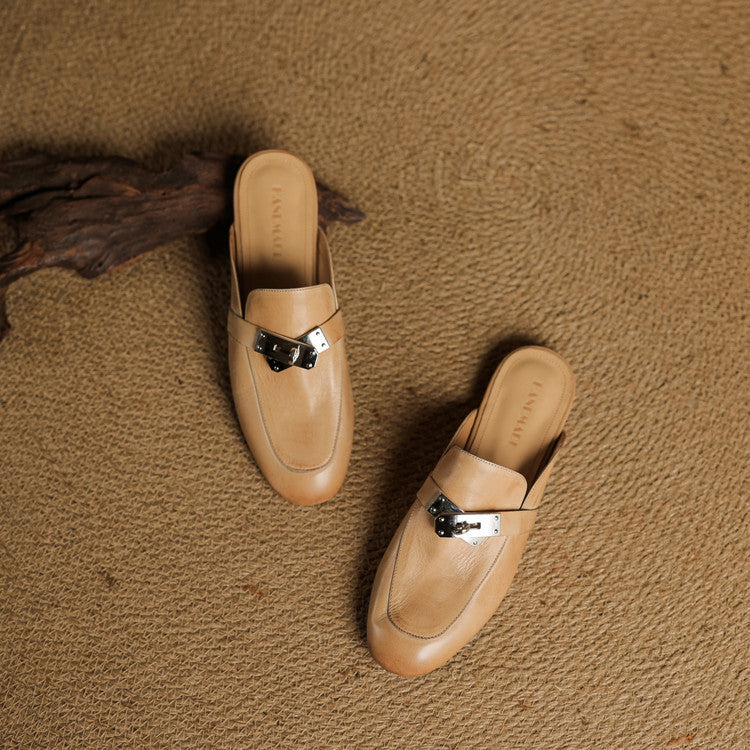 Mariagrazia | Mules Mocassino con Fibbia