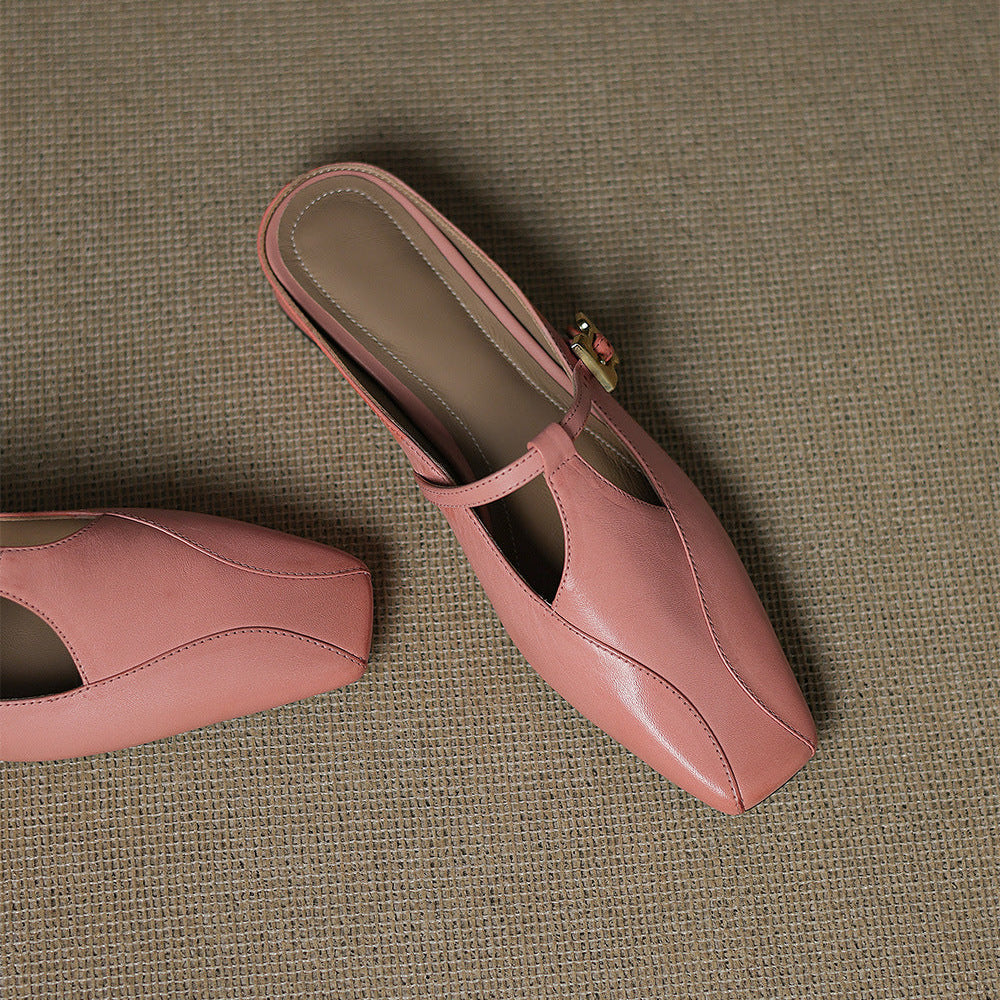 Lavinia | Mules con Cinturino a T
