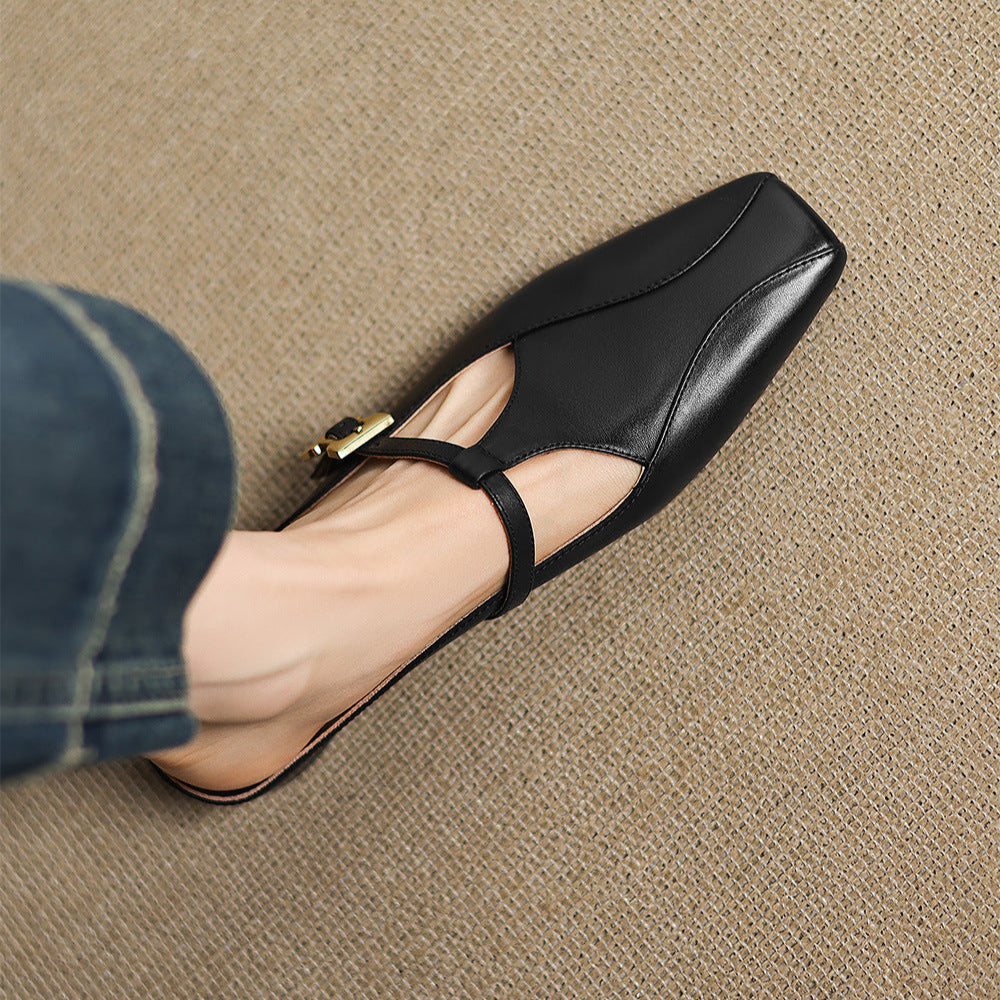 Lavinia | Mules con Cinturino a T